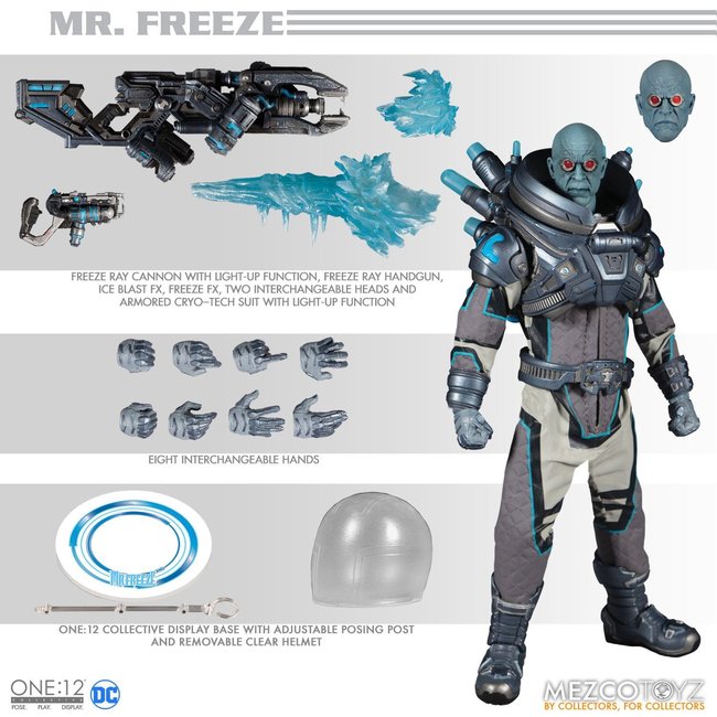 DC Comics Action Figure 1/12 Mr. Freeze Deluxe Edition 17 cm