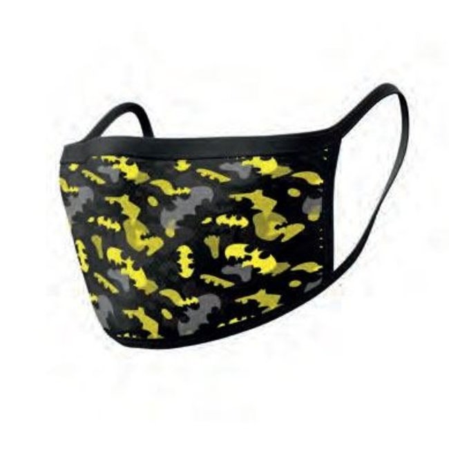 Batman Face Masks 2-Pack Camo Yellow