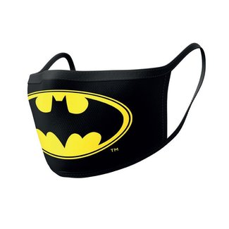 Pyramid International Batman-Gesichtsmasken im 2er-Pack mit Logo