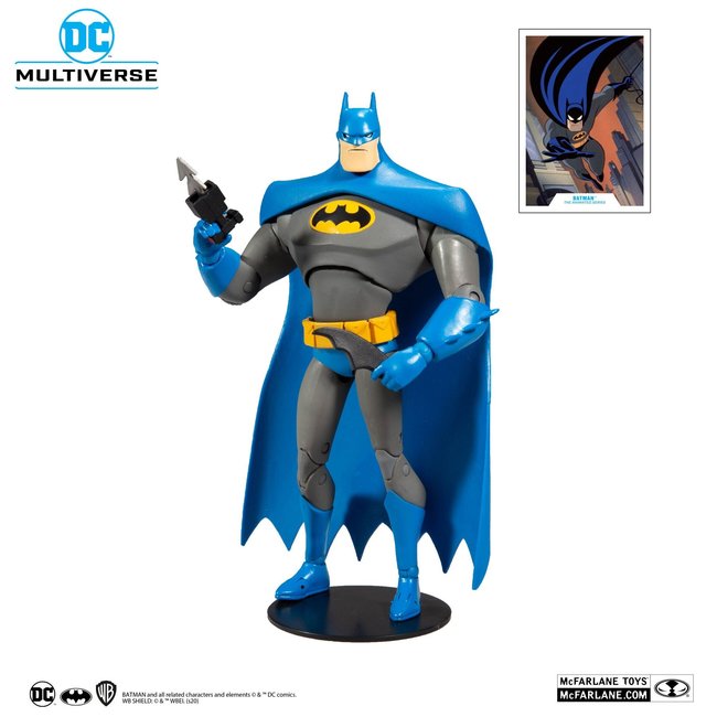 DC Multiverse Animated Actionfigur Animated Batman Variante Blau/Grau 18 cm