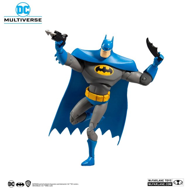 DC Multiverse Animated Actionfigur Animated Batman Variante Blau/Grau 18 cm