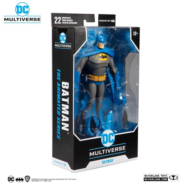 DC Multiverse Animated Action Figure Animated Batman Variant Blue/Gray 18 cm