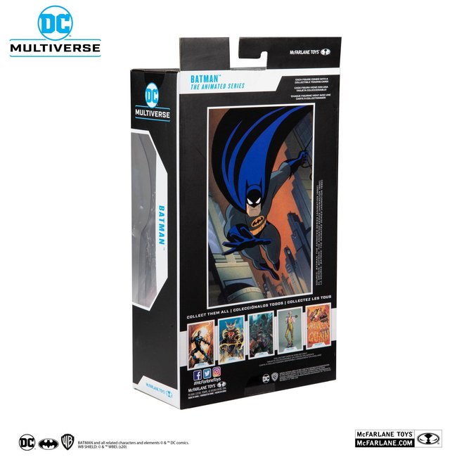 DC Multiverse Animated Action Figure Animated Batman Variant Blue/Gray 18 cm