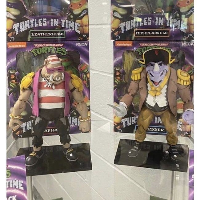 Teenage Mutant Ninja Turtles: Turtles in Time Action Figure 2-Pack Pirate Rocksteady & Bebop 18 cm