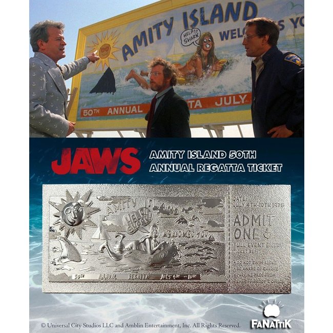 Jaws Replica Regatta Ticket Limited Edition (silver plated)