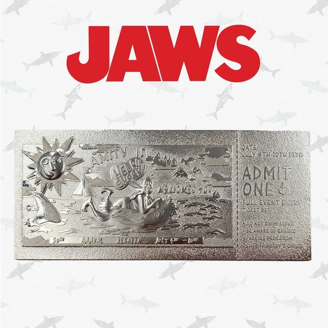 Jaws Replica Regatta Ticket Limited Edition (versilbert)