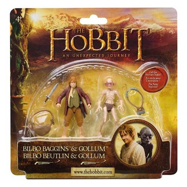 3.75 Inch Bilbo Baggins & Gollum 2-pack AF