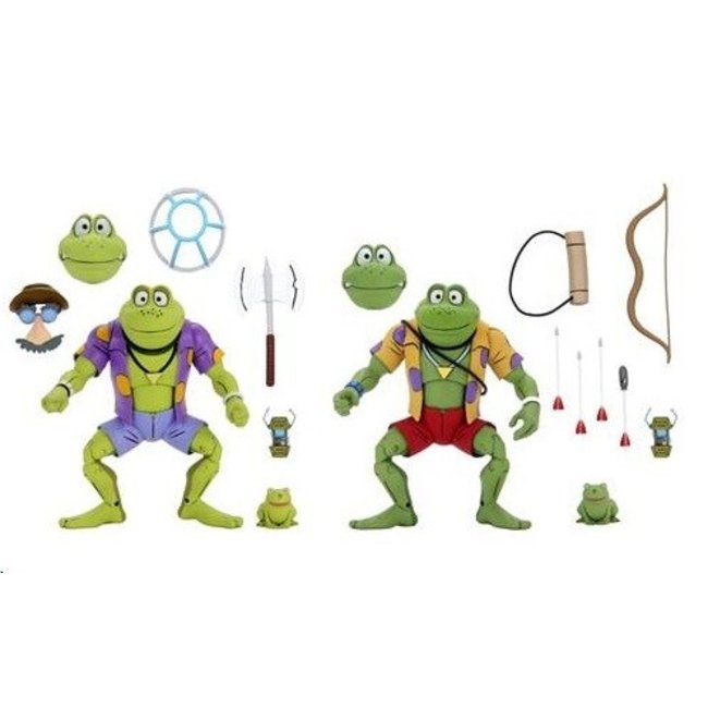 Teenage Mutant Ninja Turtles Action Figure 2-Pack Genghis & Rasputin Frog 18 cm