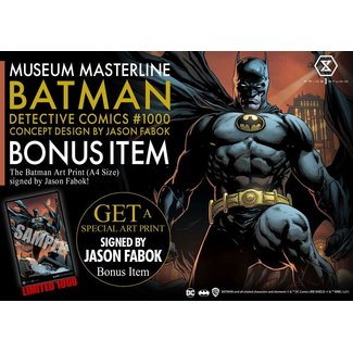 Prime 1 Studio DC Comics Statue Batman Detective Comics #1000 Concept Design by Jason Fabok DX Bonus Ver. 105 cm