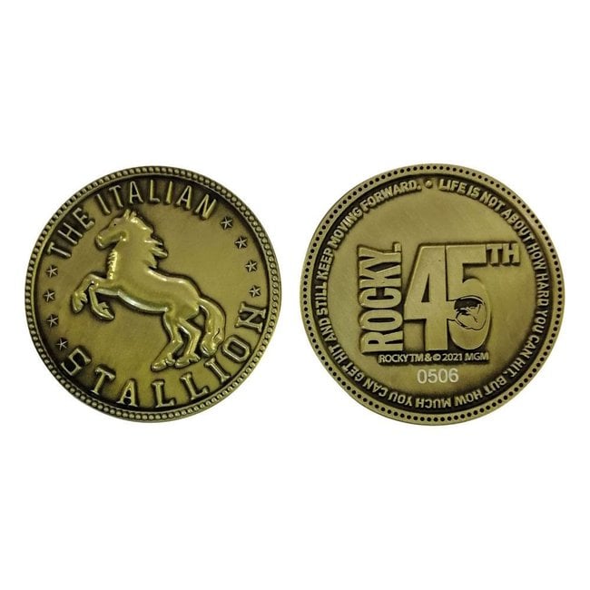 FaNaTtik Rocky Collectable Coin 45th Anniversary The Italian Stallion Limited Edition