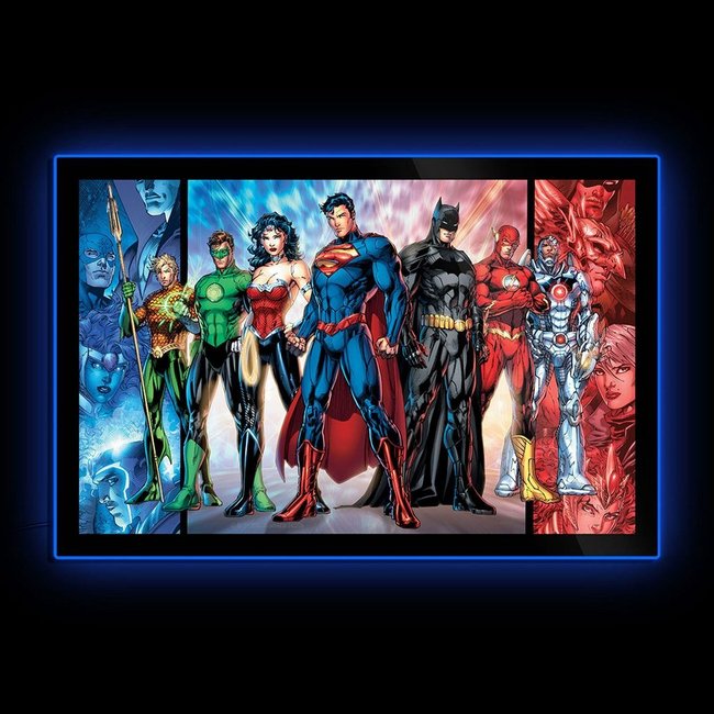Brandlite DC Comics: Justice League of America Comic Cover LED Poster Sign