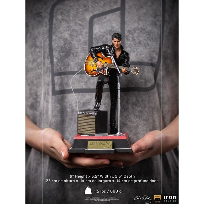 Elvis Presley Deluxe Art Scale Statue 1/10 Comeback Special 23 cm