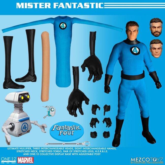Marvel Actionfiguren 1/12 Fantastic Four Deluxe Steel Box Set 16 cm