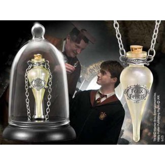 Noble Collection Harry Potter Felix Felicis Anhänger und Display