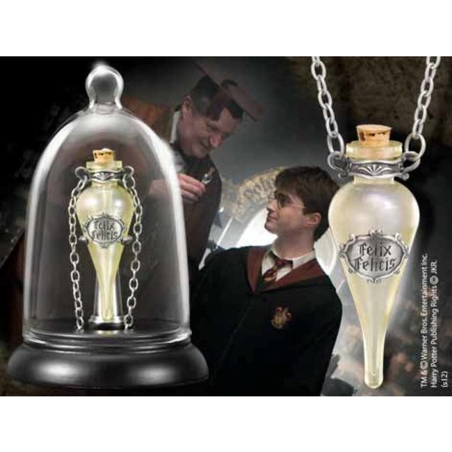 Harry Potter Felix Felicis Anhänger und Display