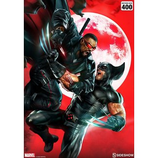 Sideshow Collectibles Marvel Kunstdruck Wolverine vs Blade 46 x 61 cm – ungerahmt