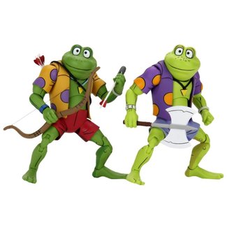 NECA  Teenage Mutant Ninja Turtles Action Figure 2-Pack Genghis & Rasputin Frog 18 cm