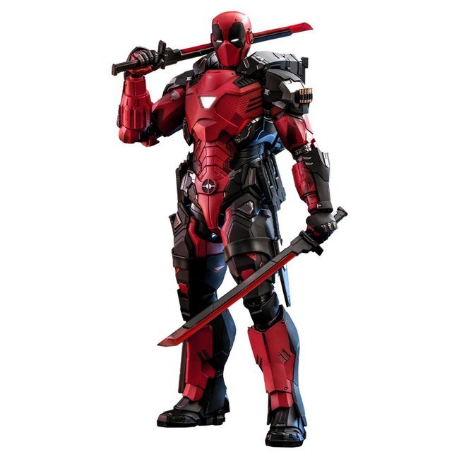 Hot Toys Marvel Comic Masterpiece Action Figure 1/6 Armorized Deadpool 33 cm