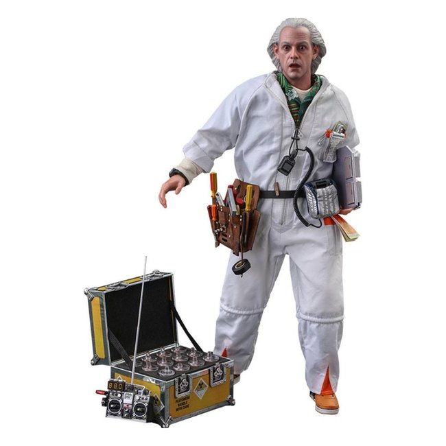 Hot Toys Zurück in die Zukunft Movie Masterpiece Actionfigur 1/6 Doc Brown (Deluxe-Version) 30 cm