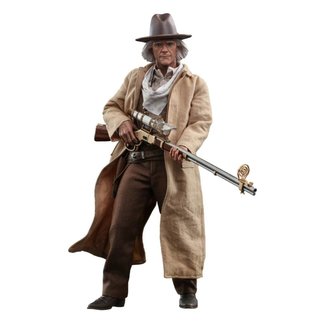 Hot Toys Zurück in die Zukunft III Movie Masterpiece Actionfigur 1/6 Doc Brown 32 cm