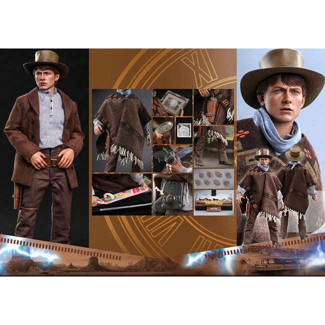 Back To The Future III Movie Masterpiece Action Figure 1/6 Marty McFly 28 cm