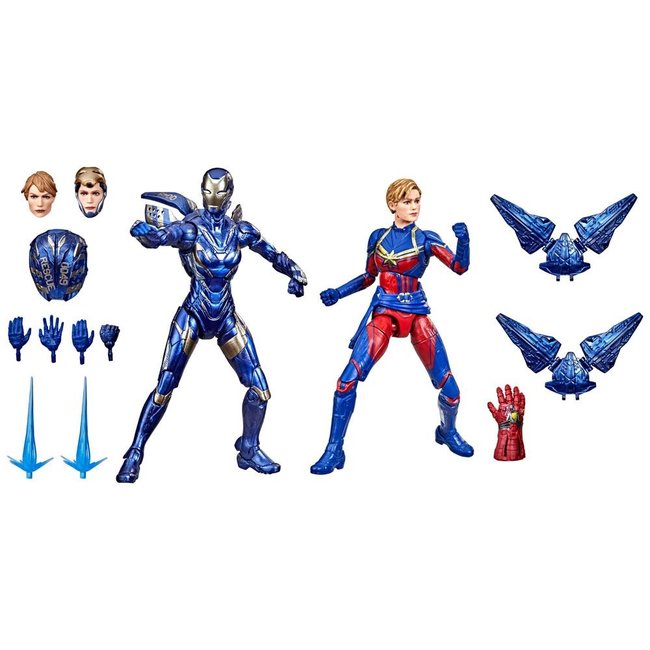 Avengers: Endgame Marvel Legends Actionfigur 2021 Captain Marvel & Rescue Armor 15 cm
