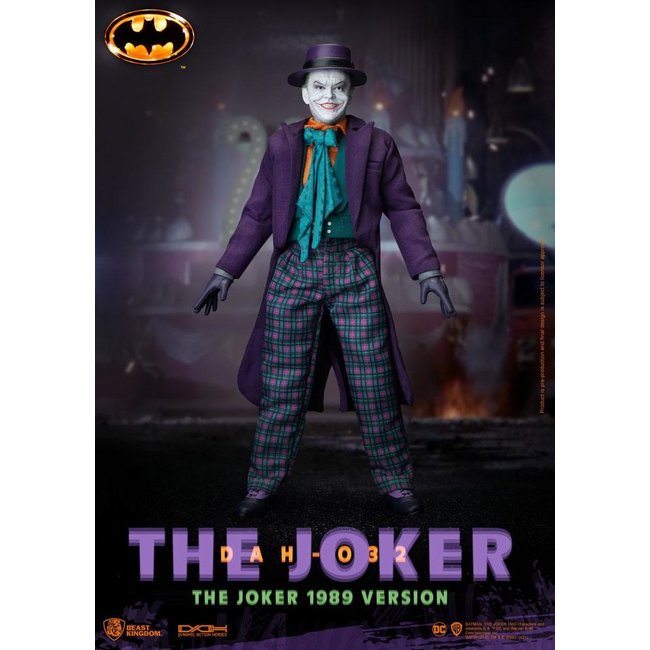 Beast Kingdom Batman 1989 Dynamic 8ction Heroes Actionfigur 1/9 The Joker 21 cm