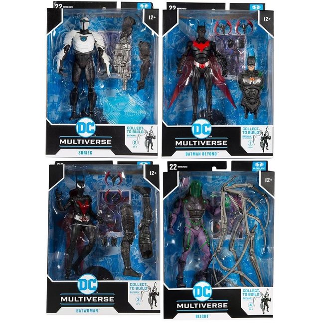 DC Multiverse Build A Actionfigur Batman Beyond (Batman Beyond) Set (4) 18 cm