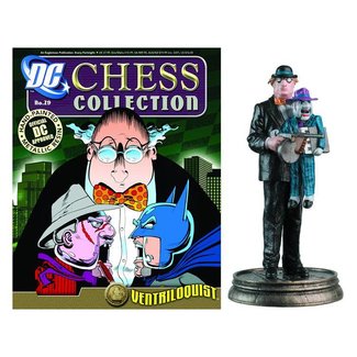 Eaglemoss Publications Ltd. DC Superhero Chess 029 Bauchredner Schwarzer Bauer