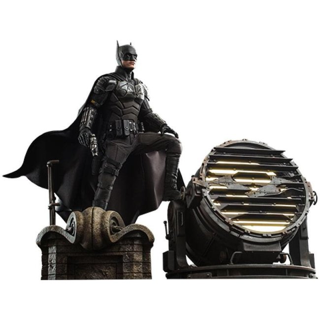 Hot Toys Die Batman Movie Masterpiece Actionfigur 1:6 Batman mit Bat-Signal 31 cm