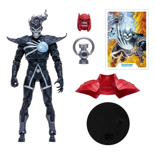 DC Multiverse Build A Actionfigur Deathstorm (Blackest Night) 18 cm