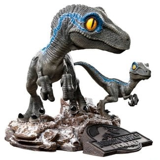 Iron Studios Jurassic World Dominion Mini Co. PVC Figure Blue and Beta 13 cm