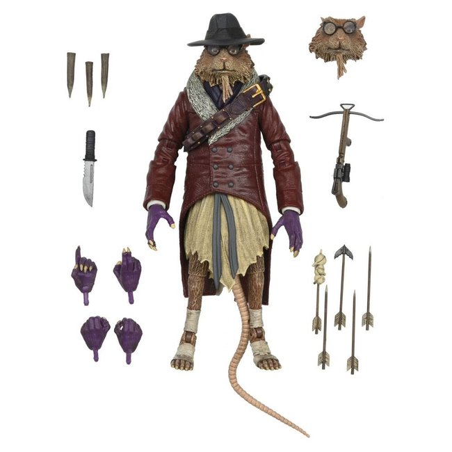 Universal Monsters x Teenage Mutant Ninja Turtles Action Figure Splinter as Van Helsing 18 cm