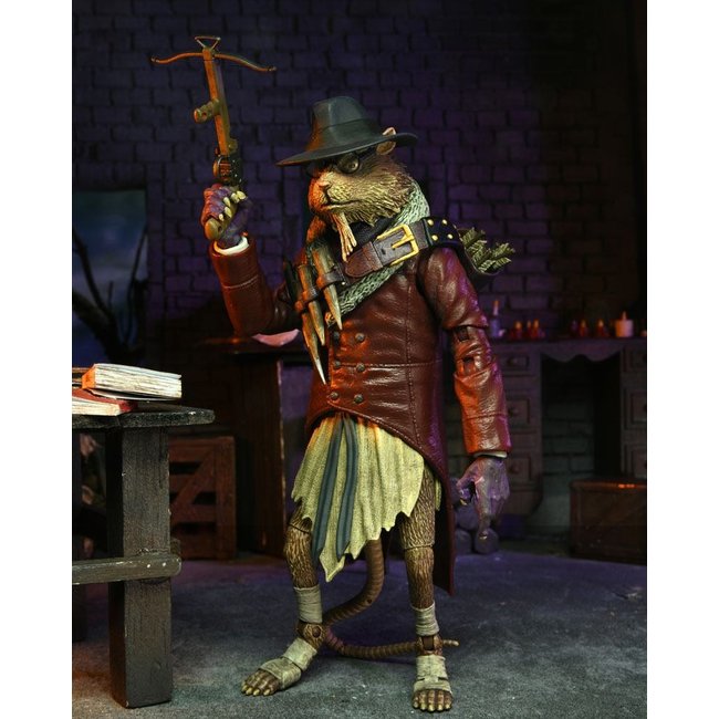 Universal Monsters x Teenage Mutant Ninja Turtles Action Figure Splinter as Van Helsing 18 cm