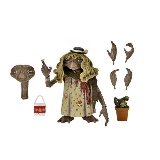 NECA  E.T. the Extra-Terrestrial: 40th Anniversary - Ultimate Dress-Up E.T. 7 inch Action Figure