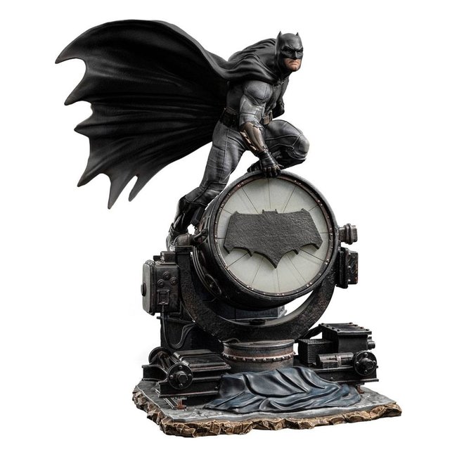 Iron Studios Zack Snyder's Justice League Deluxe Art Scale Statue 1/10 Batman on Batsignal 28 cm
