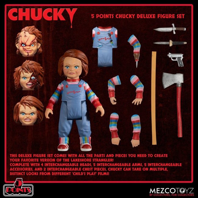 Child´s Play 5 Points Action Figure Chucky 10 cm