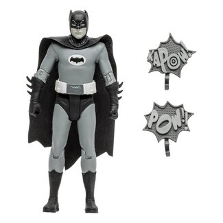 McFarlane DC Retro Actionfigur Batman 66 Batman (Schwarz-Weiß-TV-Variante) 15 cm