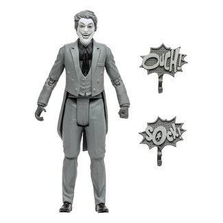 McFarlane DC Retro Action Figure Batman 66 The Joker (Black & White TV Variant) 15 cm