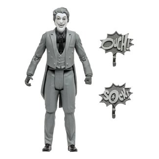 McFarlane Toys DC Retro Action Figure Batman 66 The Joker (Black & White TV Variant) 15 cm