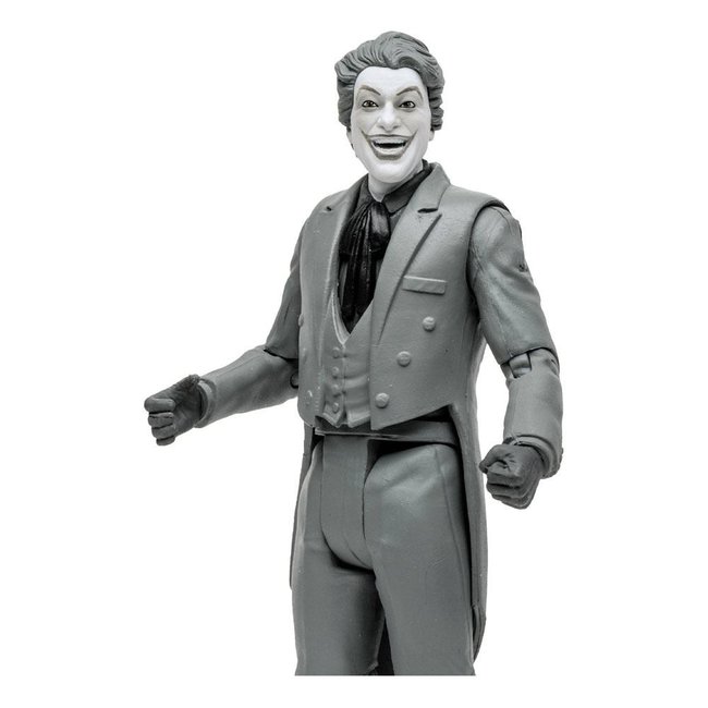 DC Retro Actionfigur Batman 66 The Joker (Schwarz-Weiß-TV-Variante) 15 cm