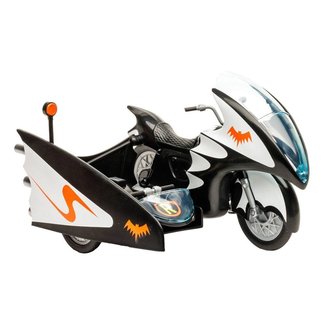 McFarlane Toys DC Retro Vehicle Batcycle with Side Car