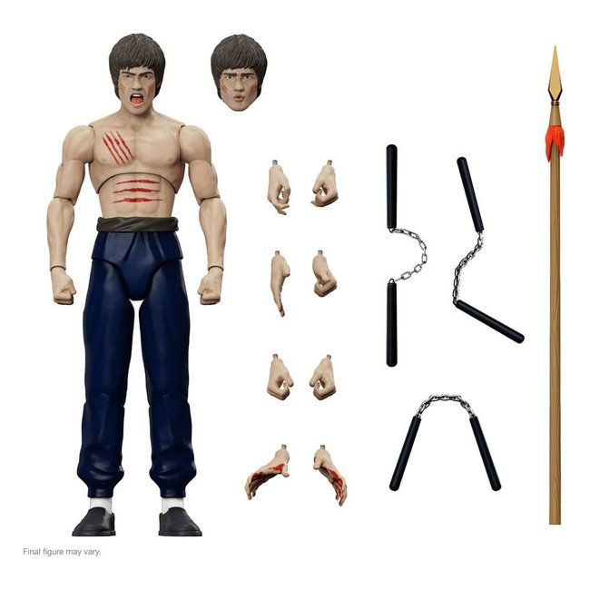 Super7 Bruce Lee Ultimates Actionfigur Bruce der Kämpfer 18 cm