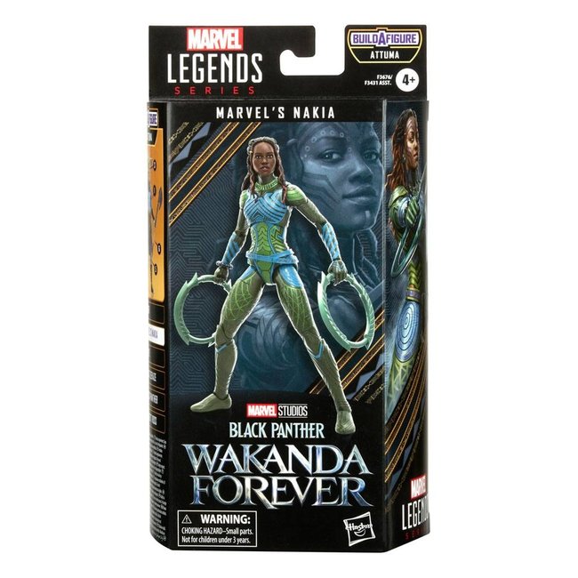 Black Panther: Wakanda Forever Marvel Legends Series Action Figure Attuma BAF: Marvel's Nakia 15 cm