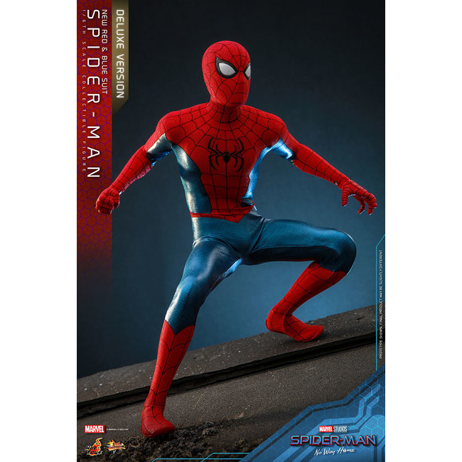 Spider-Man: No Way Home Movie Masterpiece Action Figure 1/6 Spider-Man (New Red and Blue Suit) (Deluxe Version) 28 cm