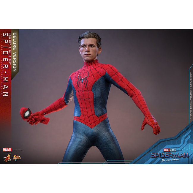Spider-Man: No Way Home Movie Masterpiece Action Figure 1/6 Spider-Man (New Red and Blue Suit) (Deluxe Version) 28 cm