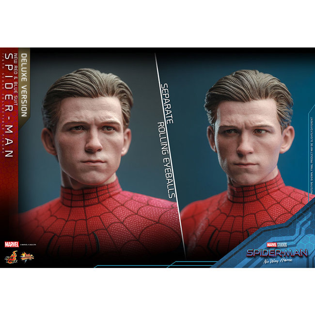 Spider-Man: No Way Home Movie Masterpiece Action Figure 1/6 Spider-Man (New Red and Blue Suit) (Deluxe Version) 28 cm