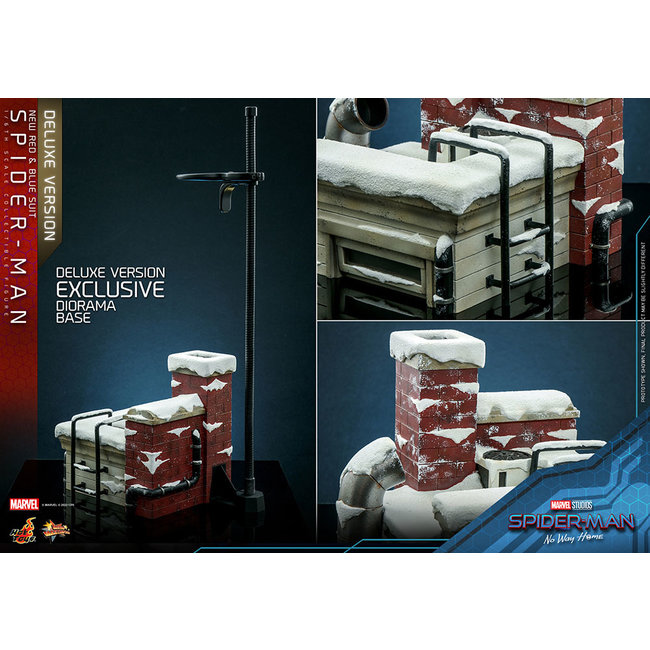 Spider-Man: No Way Home Movie Masterpiece Action Figure 1/6 Spider-Man (New Red and Blue Suit) (Deluxe Version) 28 cm