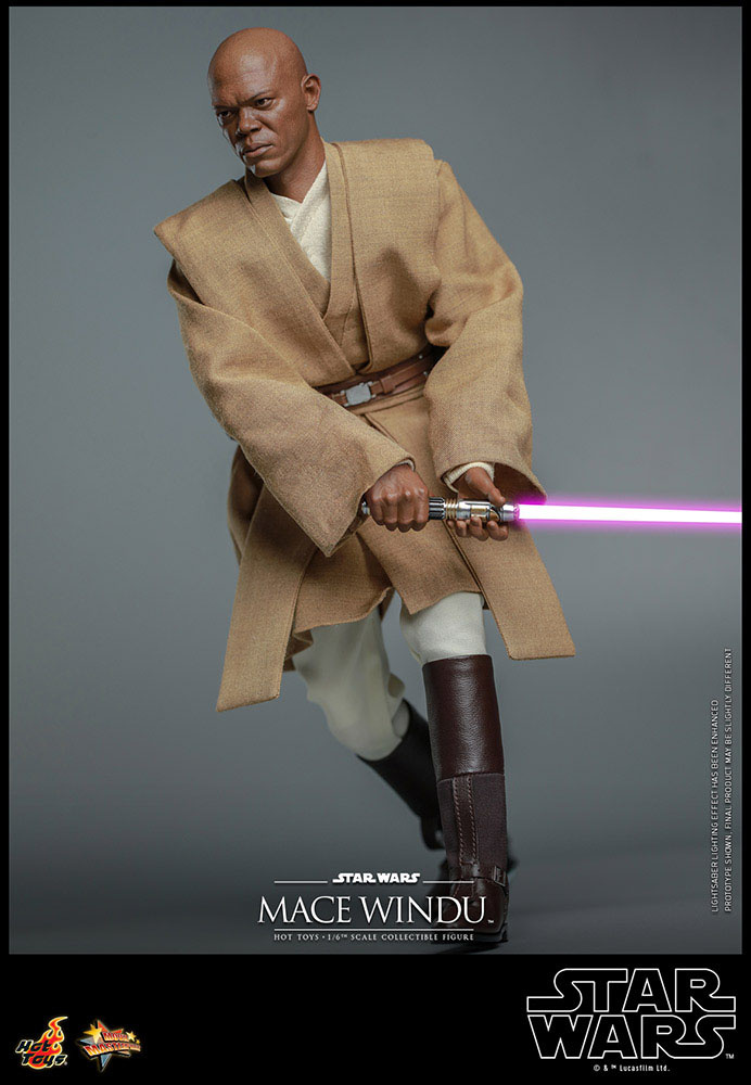 Star Wars Episode II Action Figure 1/6 Mace Windu 32 cm The Movie Store