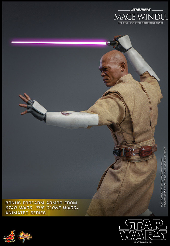 Star Wars Episode II Action Figure 1/6 Mace Windu 32 cm The Movie Store